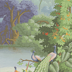 Обои ручная роспись Le Brésil Eden варинант исполнения - 2 | Loft Concept в Липецке