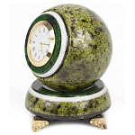 Часы настольные в виде шара из натурального камня Ball Stone Clock варинант исполнения - 5 | Loft Concept в Липецке