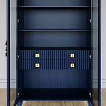 Дизайнерский шкаф витрина Elsa Dreams Blue с 4-мя ящиками варинант исполнения - 6 | Loft Concept в Липецке