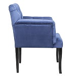 Кресло Addison Chic Armchair deep blue velour варинант исполнения - 2 | Loft Concept в Липецке