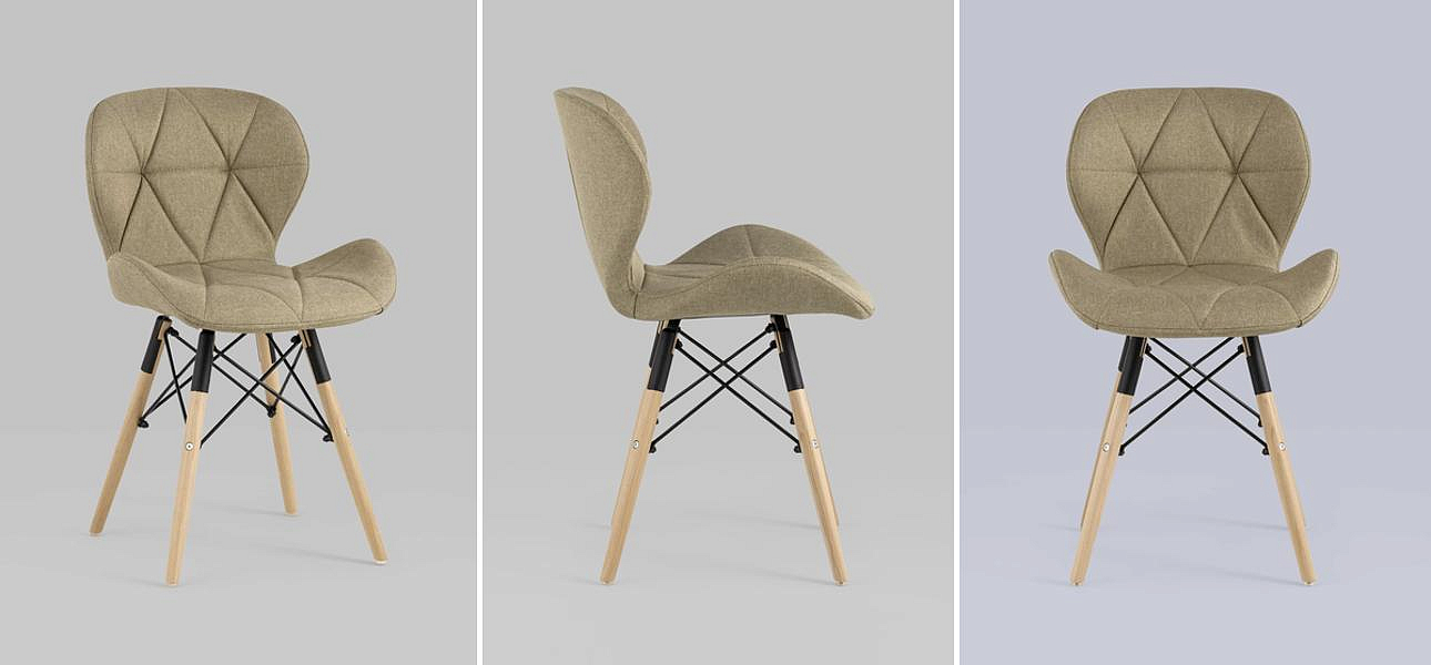 Стул Jeroen Chair Рогожка Коричневый Цвет Стул Jeroen Chair Рогожка Коричневый Цвет - Loft-Concept в Липецке