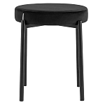 Табурет с мягким круглым сиденьем RIO Black варинант исполнения - 2 | Loft Concept в Липецке