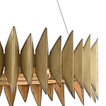 Люстра круглая с фактурным абажуром Graduated Heights варинант исполнения - 1 | Loft Concept в Липецке