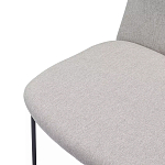 Стул мягкий светло-серый Chair Gray Runners варинант исполнения - 6 | Loft Concept в Липецке