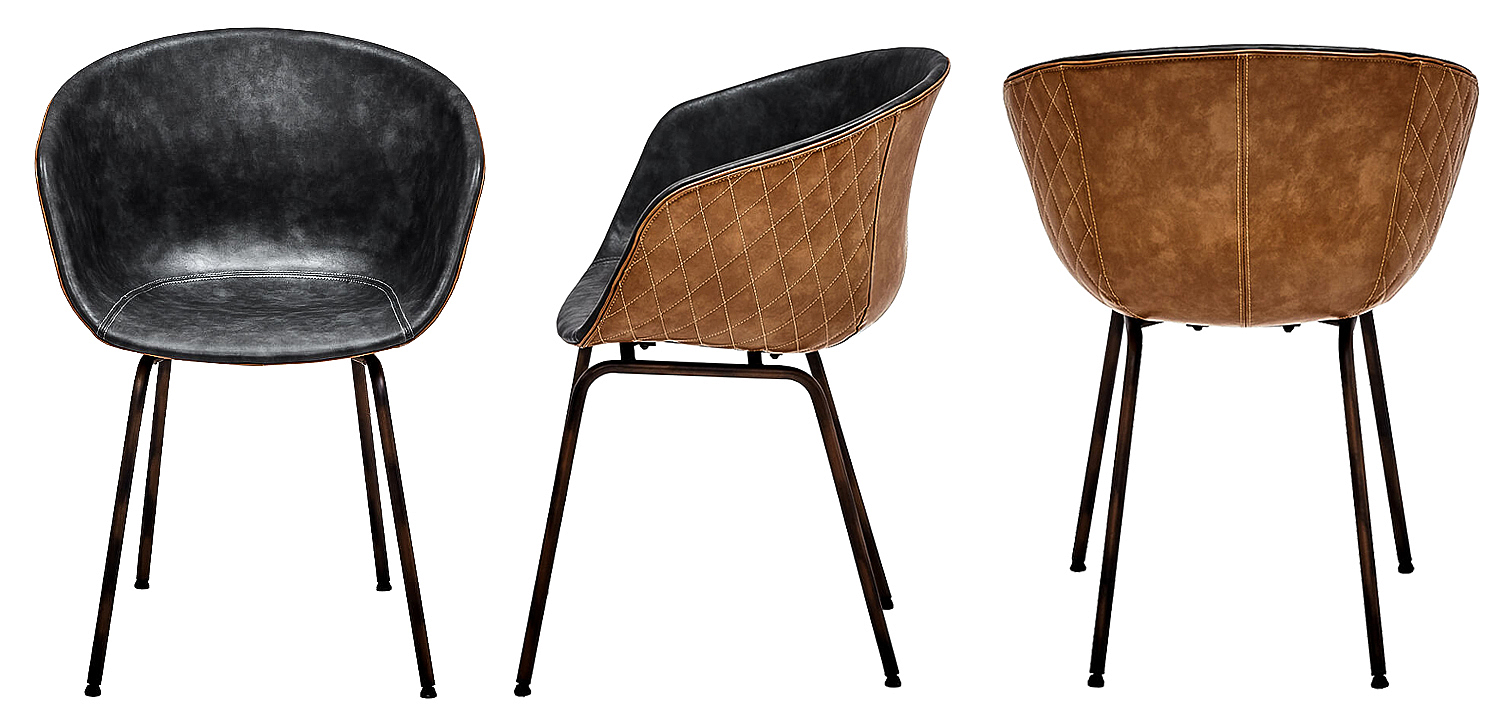 Стул Combi Caramel and Graphite Stool Стул Combi Caramel and Graphite Stool - Loft-Concept в Липецке
