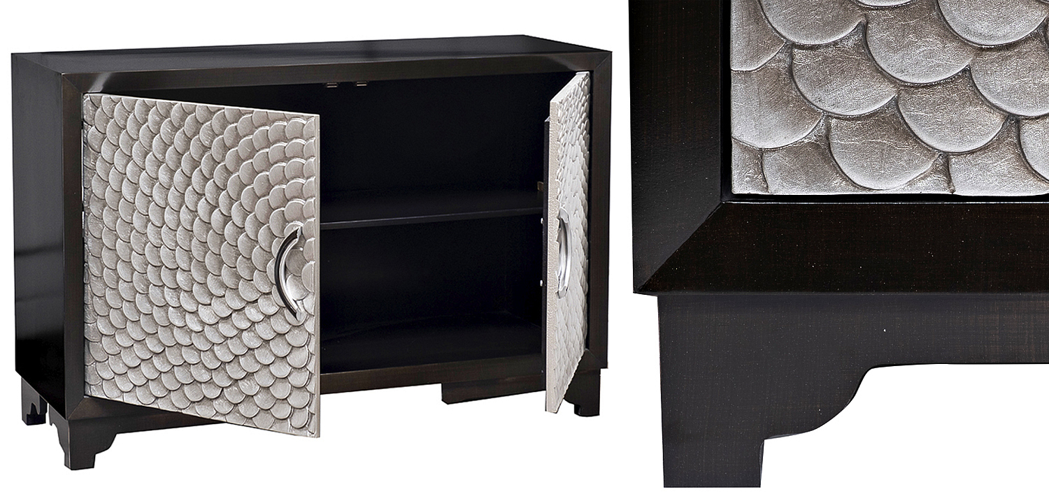 Комод с рельефным орнаментом Рыбья чешуя Fish scales Chest of drawers Комод с рельефным орнаментом Рыбья чешуя Fish scales Chest of drawers - Loft-Concept в Липецке