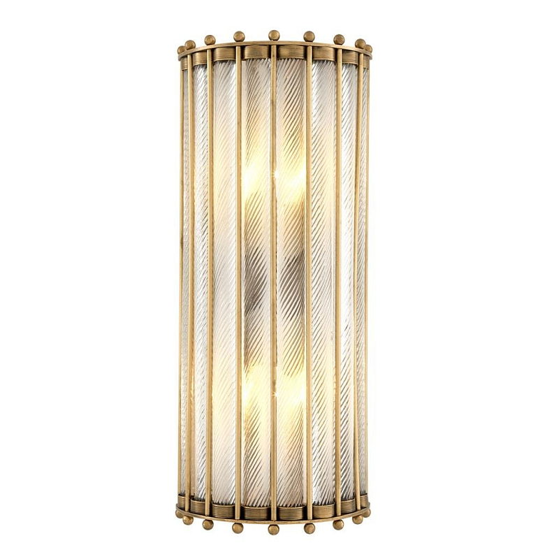 Бра Wall Lamp Tiziano Латунь Прозрачное Стекло Бра Wall Lamp Tiziano Латунь Прозрачное Стекло в Липецке | Loft Concept