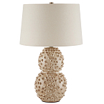 Настольная лампа с декоративными элементами в виде ракушек Frosting варинант исполнения - 3 | Loft Concept в Липецке