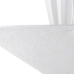 Люстра светодиодная белая геометрической формы с рифленым плафоном White Geometric Lamps варинант исполнения - 3 | Loft Concept в Липецке