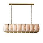 Люстра с абажуром из прямоугольных мраморных панелей Calling to Shine варинант исполнения - 7 | Loft Concept в Липецке