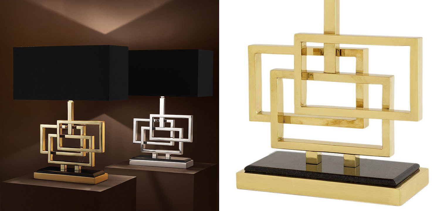 Настольная лампа Eichholtz Table Lamp Windolf Brass Настольная лампа Eichholtz Table Lamp Windolf Brass - Loft-Concept в Липецке