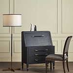 Торшер с тканевым абажуром в форме цилиндра Pinwheel Shape Base варинант исполнения - 5 | Loft Concept в Липецке