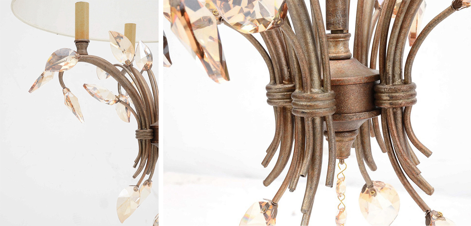 Люстра Malory Crystal Petals Chandelier Люстра Malory Crystal Petals Chandelier - Loft-Concept в Липецке