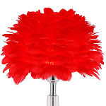 Настольная лампа с перьями Plumage Red Table Lamp варинант исполнения - 2 | Loft Concept в Липецке