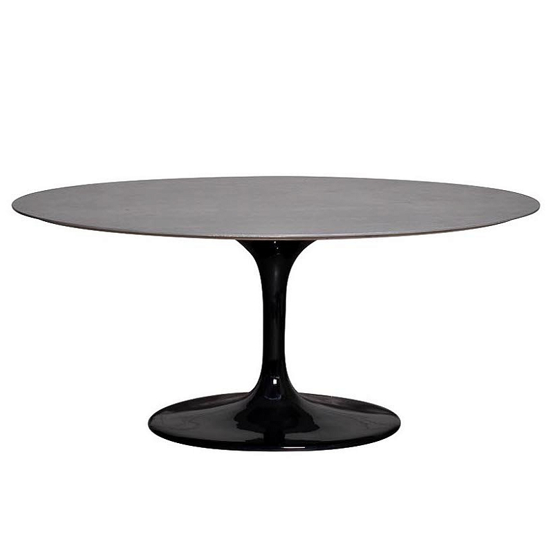 Стол Tulip black II Серый Черный Стол Tulip black II Серый Черный в Липецке | Loft Concept