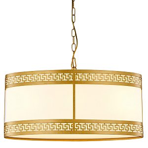 Люстра с греческим орнаментом Miander Gold