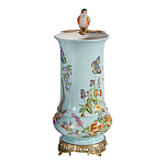 Ваза с птичкой из фарфора с бронзовыми элементами Garden of Eden варинант исполнения - 4 | Loft Concept в Липецке