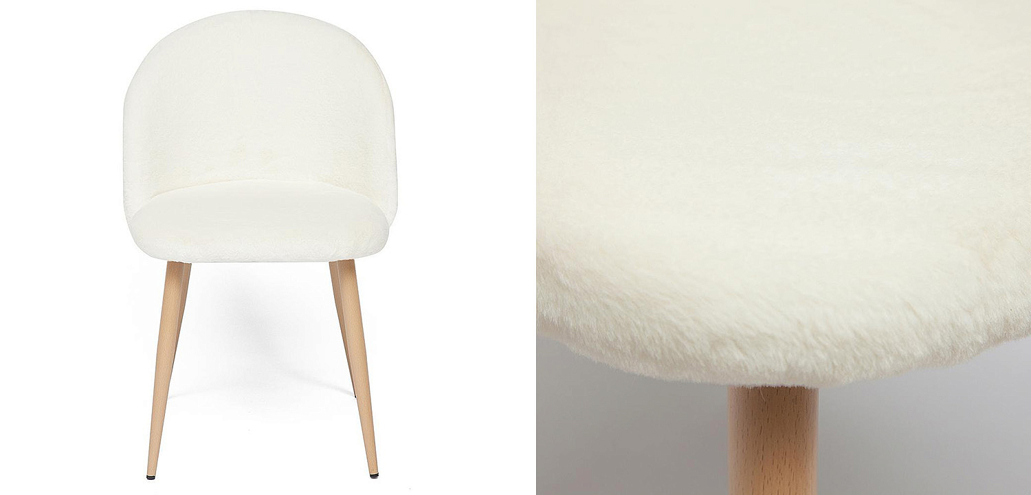 Стул Lea white plush - Loft-Concept в Липецке