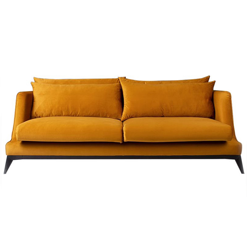 Диван Gaultier Sofa Шафрановый Диван Gaultier Sofa Шафрановый в Липецке | Loft Concept