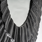 Зеркало в фактурной черной раме в современном стиле Black Maelstrom варинант исполнения - 3 | Loft Concept в Липецке