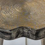 Металлический столик со столешницей в виде слеба Slabby варинант исполнения - 4 | Loft Concept в Липецке