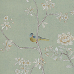 Обои ручная роспись Badminton Mercury Grey варинант исполнения - 3 | Loft Concept в Липецке