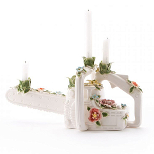 Дизайнерский подсвечник Flower Attitude The Chainsaw