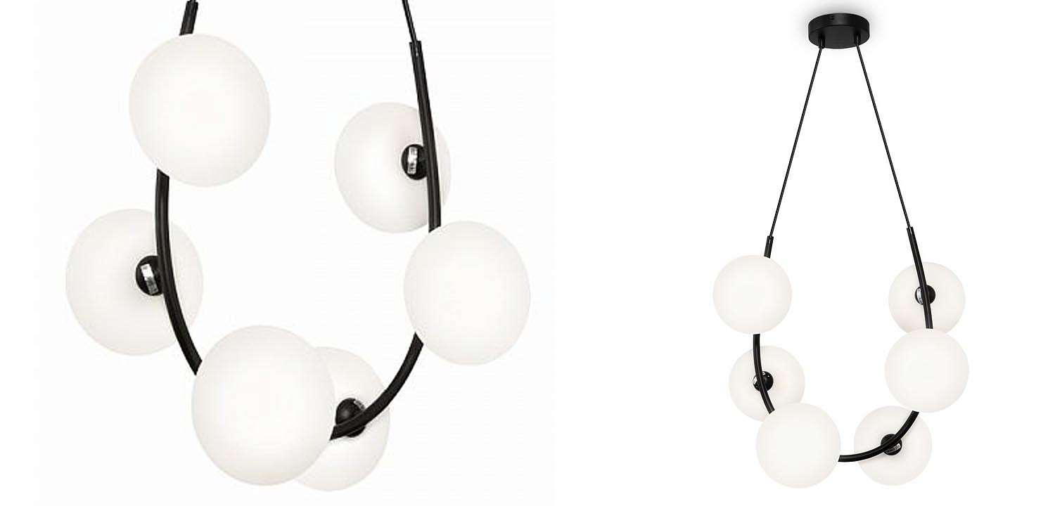 Люстра Marcan 6 Ball Chandelier Black Люстра Marcan 6 Ball Chandelier Black - Loft-Concept в Липецке