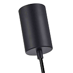 Подвесной светильник с рифленым стеклянным плафоном цилиндрической формы ARTICOLO варинант исполнения - 4 | Loft Concept в Липецке