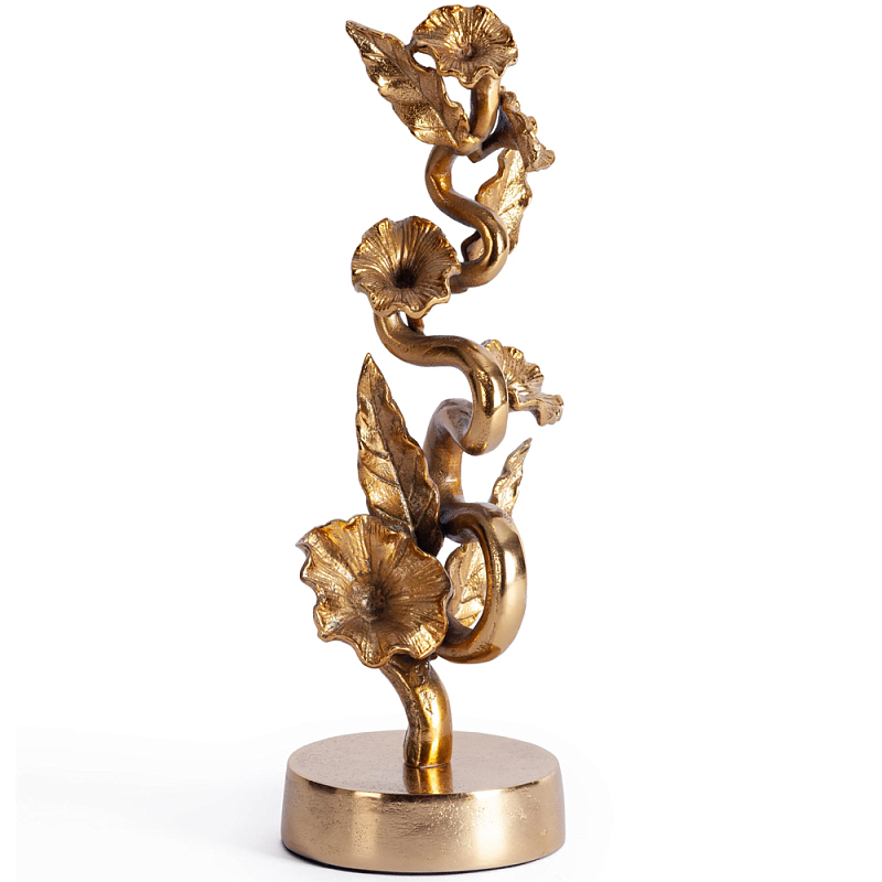 Статуэтка золотая Metal Flowers Gold Золотой Статуэтка золотая Metal Flowers Gold Золотой в Липецке | Loft Concept