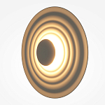 Бра круглое Soft Halo бежевый варинант исполнения - 3 | Loft Concept в Липецке