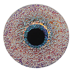 Бра круглое стеклянное с морозным эффектом Heterochromia варинант исполнения - 1 | Loft Concept в Липецке