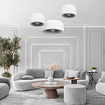 Подвесной светильник с цилиндрическим фактурным абажуром Sergey Makhno варинант исполнения - 13 | Loft Concept в Липецке