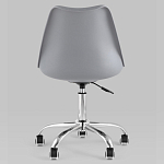 Офисный стул на металлическом основании EGGERY Grey варинант исполнения - 4 | Loft Concept в Липецке