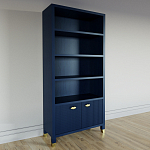 Книжный Стеллаж Elsa Dreams Blue с задней стенкой варинант исполнения - 2 | Loft Concept в Липецке