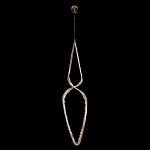 Подвесной светильник обрамленный элементами в виде кристаллов Smooth Shine варинант исполнения - 3 | Loft Concept в Липецке