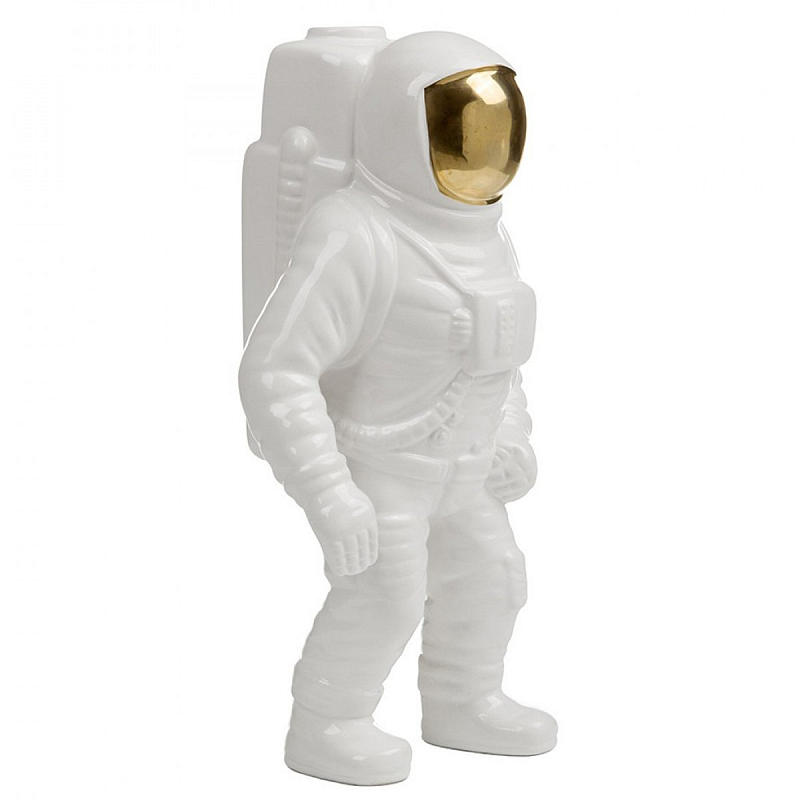 Статуэтка SELETTI Starman Vase Глянцевое золото Белый Статуэтка SELETTI Starman Vase Глянцевое золото Белый в Липецке | Loft Concept