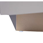 Комод со стеклянной столешницей и с выдвижными ящиками Minimalist Accent варинант исполнения - 6 | Loft Concept в Липецке