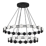 Люстра двухъярусная с круглыми светодиодными источниками света Maxine Light варинант исполнения - 3 | Loft Concept в Липецке