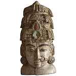 Арт-объект на стену Маска из массива акации Acacia Mask варинант исполнения - 2 | Loft Concept в Липецке