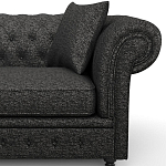 Мебельная ткань Шенилл темно-серый цвет 138 см T4-40 варинант исполнения - 8 | Loft Concept в Липецке