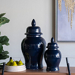 Ваза с крышкой однотонная Высота 31 см Chinoiserie Ceramics варинант исполнения - 8 | Loft Concept в Липецке