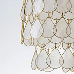 Подвесной светильник с декором из натуральной морской ракушки Iridescent Light варинант исполнения - 9 | Loft Concept в Липецке