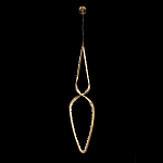 Подвесной светильник обрамленный элементами в виде кристаллов Smooth Shine варинант исполнения - 1 | Loft Concept в Липецке