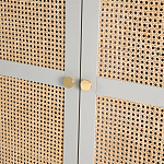 Шкаф с двумя дверцами из плетеного ротанга Tomio Wicker Furniture варинант исполнения - 7 | Loft Concept в Липецке