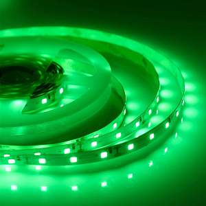 Светодиодная лента 4,8W/m 60LED/m 3528SMD зеленый