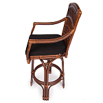 Барный стул из ротанга Eloise коричневый варинант исполнения - 3 | Loft Concept в Липецке