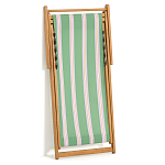 Шезлонг из акации и ткани Argentina варинант исполнения - 8 | Loft Concept в Липецке