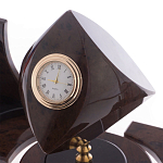 Настольный письменный набор из природного камня обсидиана коричневого Team leader варинант исполнения - 3 | Loft Concept в Липецке