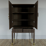 Кабинетный шкаф Elsa Dreams Walnut с 2-мя ящиками варинант исполнения - 4 | Loft Concept в Липецке